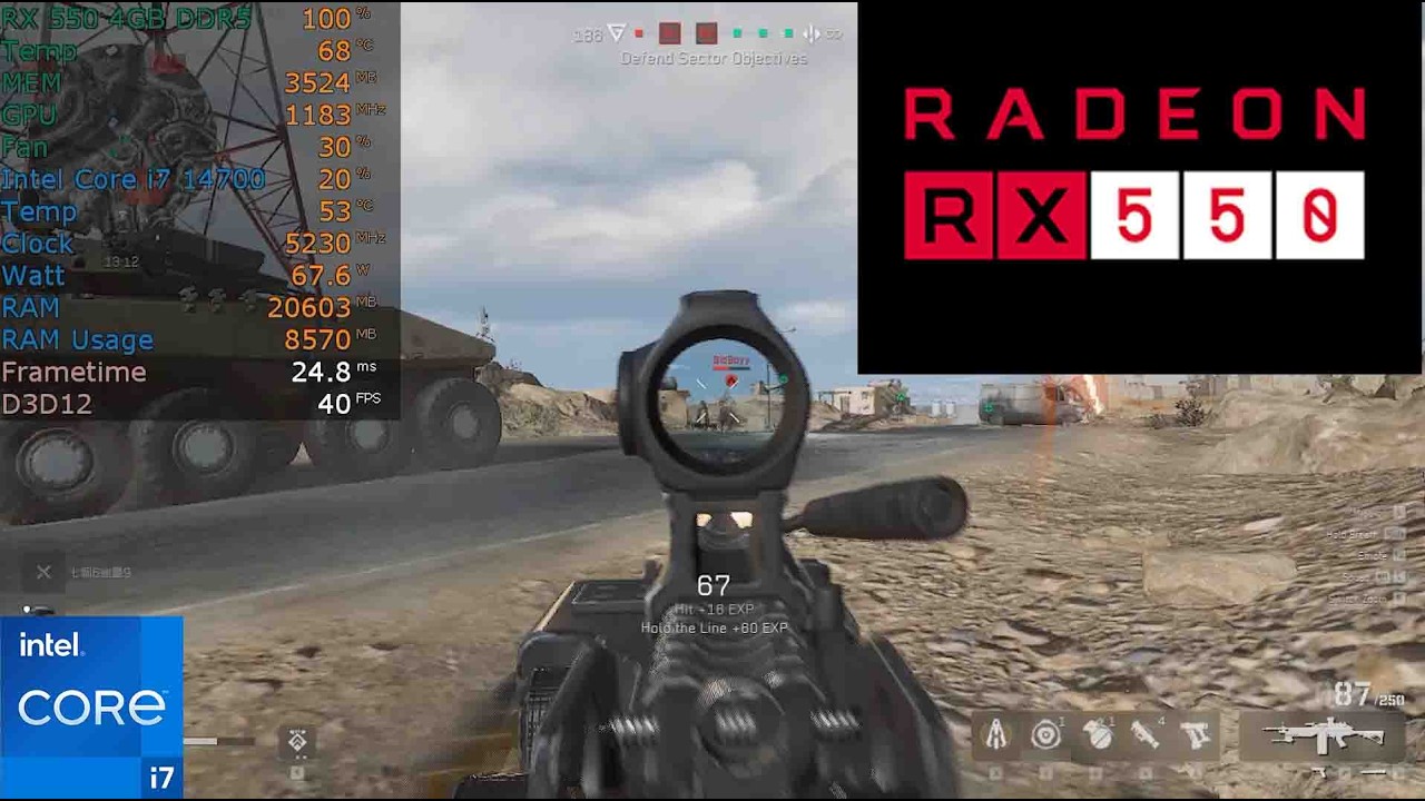 Delta force RX 550 4GB