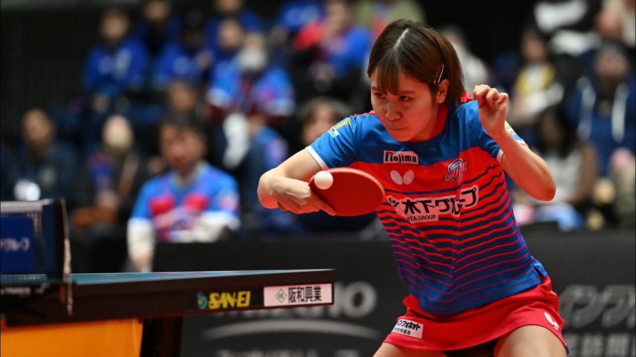 平野美宇 vs 南波侑里香 TBESTGAME 木下アビエル神奈川 vs トップおとめピンポンズ名古屋 ノジマTリーグ2024-2025 2024年12月7日 平塚総合体育館 【卓球 Tリーグ公式】