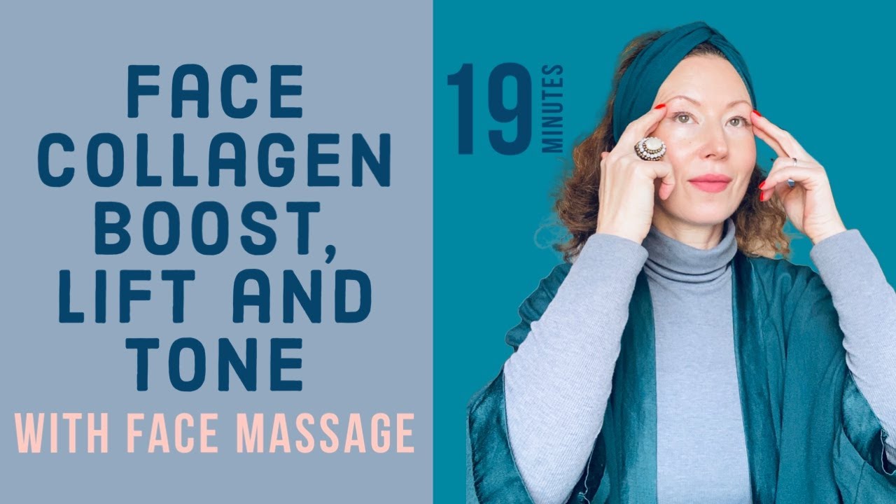 Face Massage for Collagen Boost, Lift and Tone - Focus on Jaw, Cheekbones and Cheeks