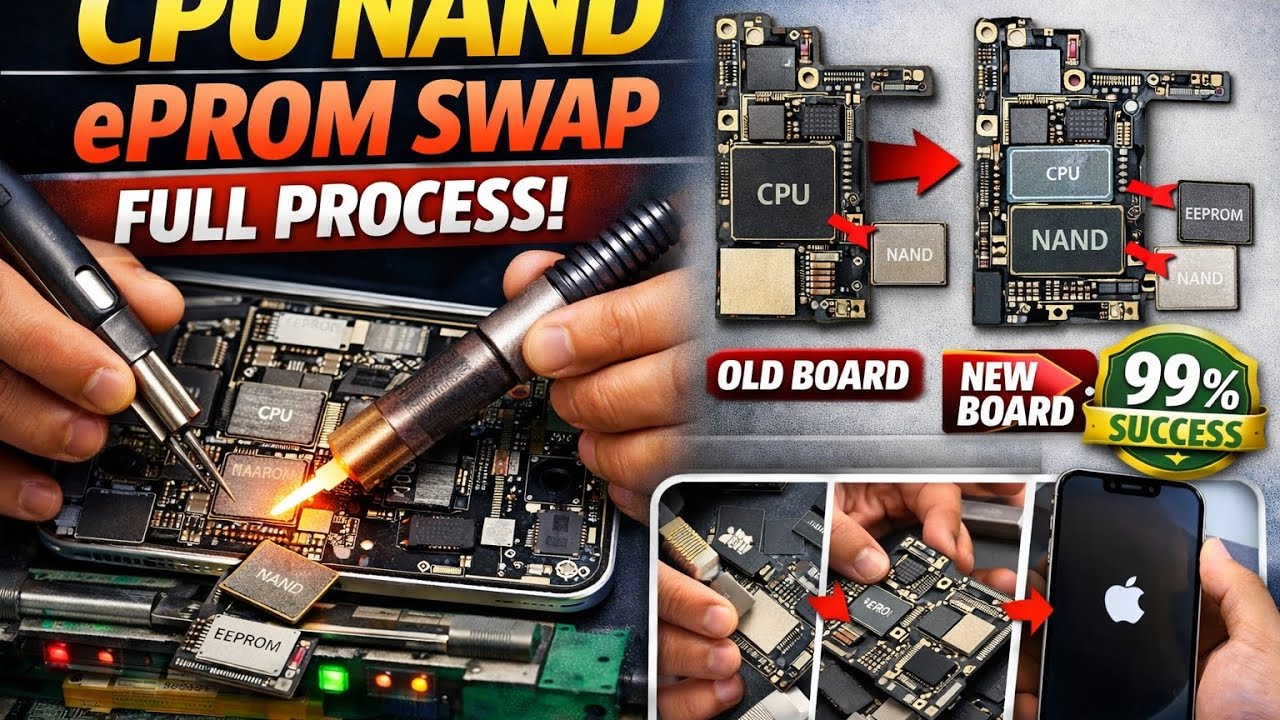 iPhone 13 No Power Repair | CPU NAND Swap Complete Guide