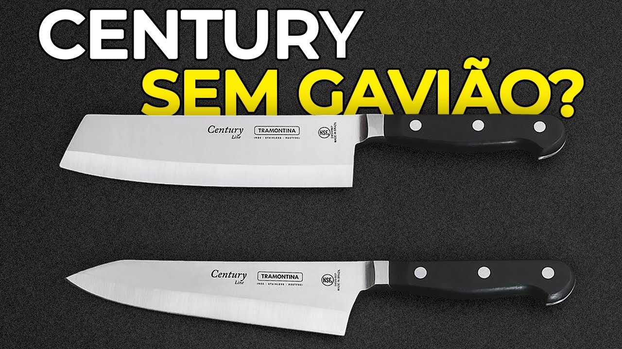 Existe Faca Chef Tramontina Century sem gavião?