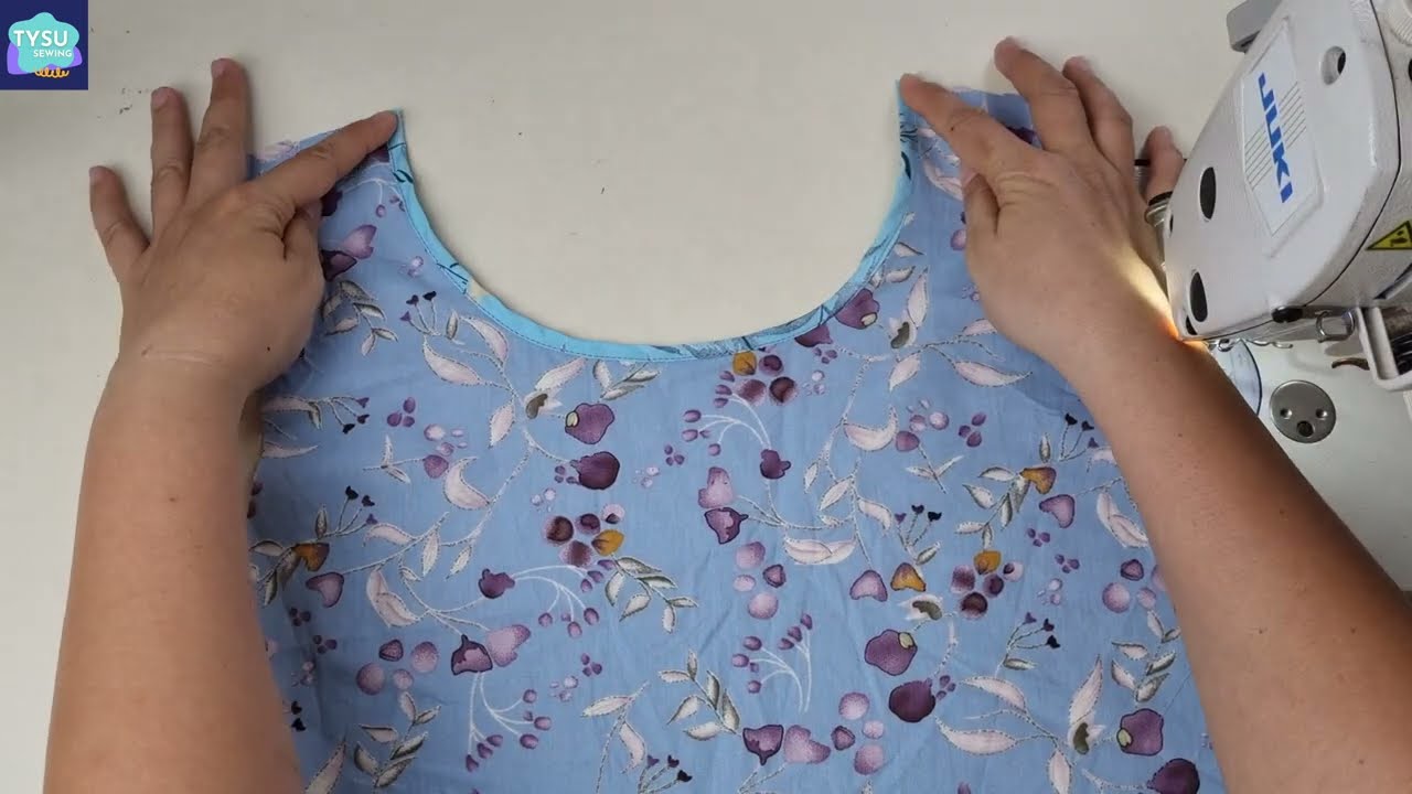 Sewing Tips And Tricks For Beginners 💥How To Sew beautiful round neckline