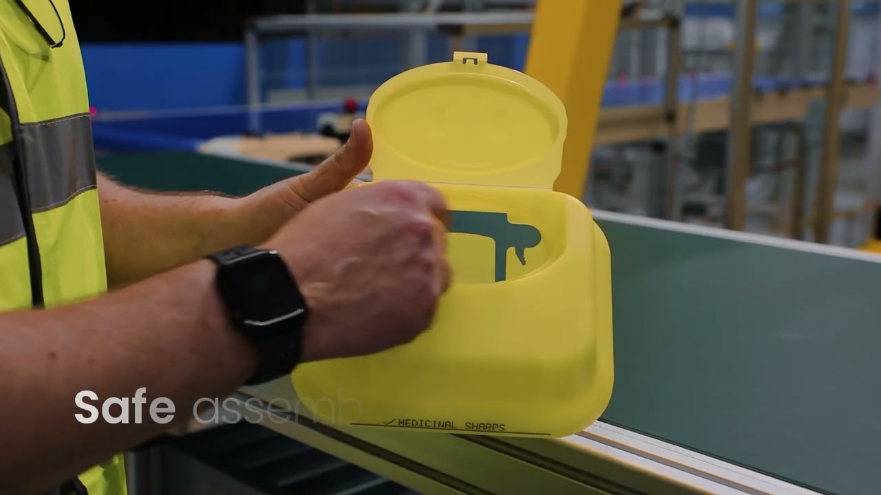 How we make our Sharpsafe® sharps containers?