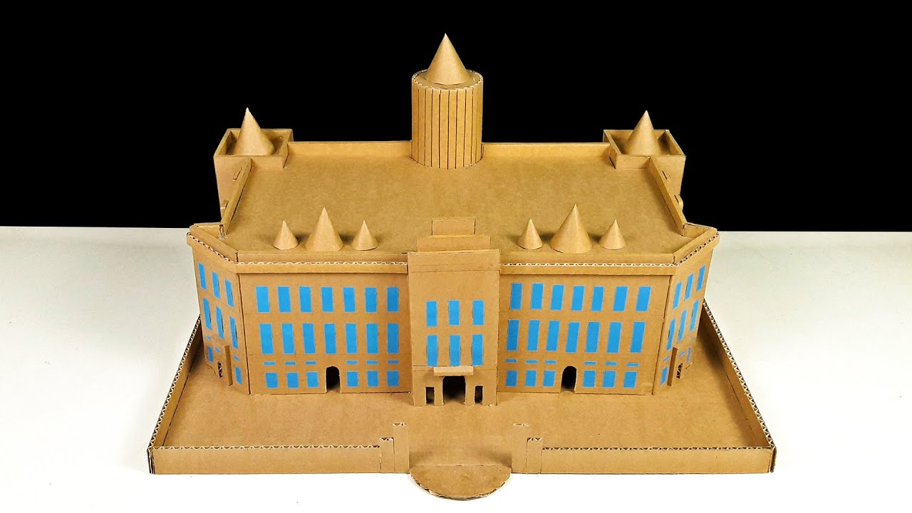 How To Make A Mini Palace Model For School Project-DIY Mini Palace School Project