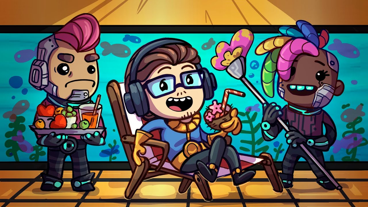 Водный мир за киборгов Полное прохождение ► Oxygen not included ► Bionic pack