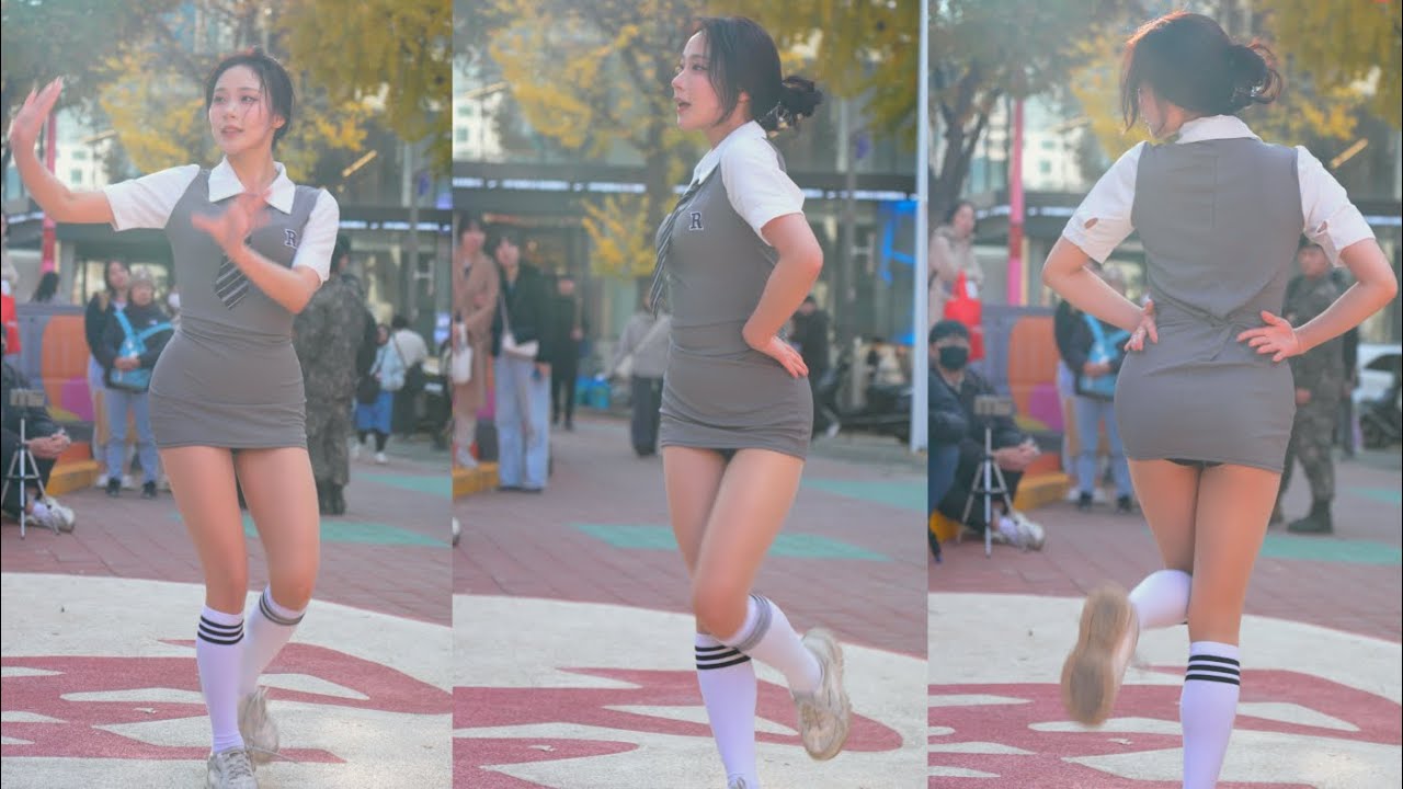 4k 241123 댄스팀 클락 (CLOCK) 정인(Jeong-In) [조유리 (JO YURI) '러브 쉿! (Love Shhh!)'] 홍대버스킹 직캠 #kpop #jeongin