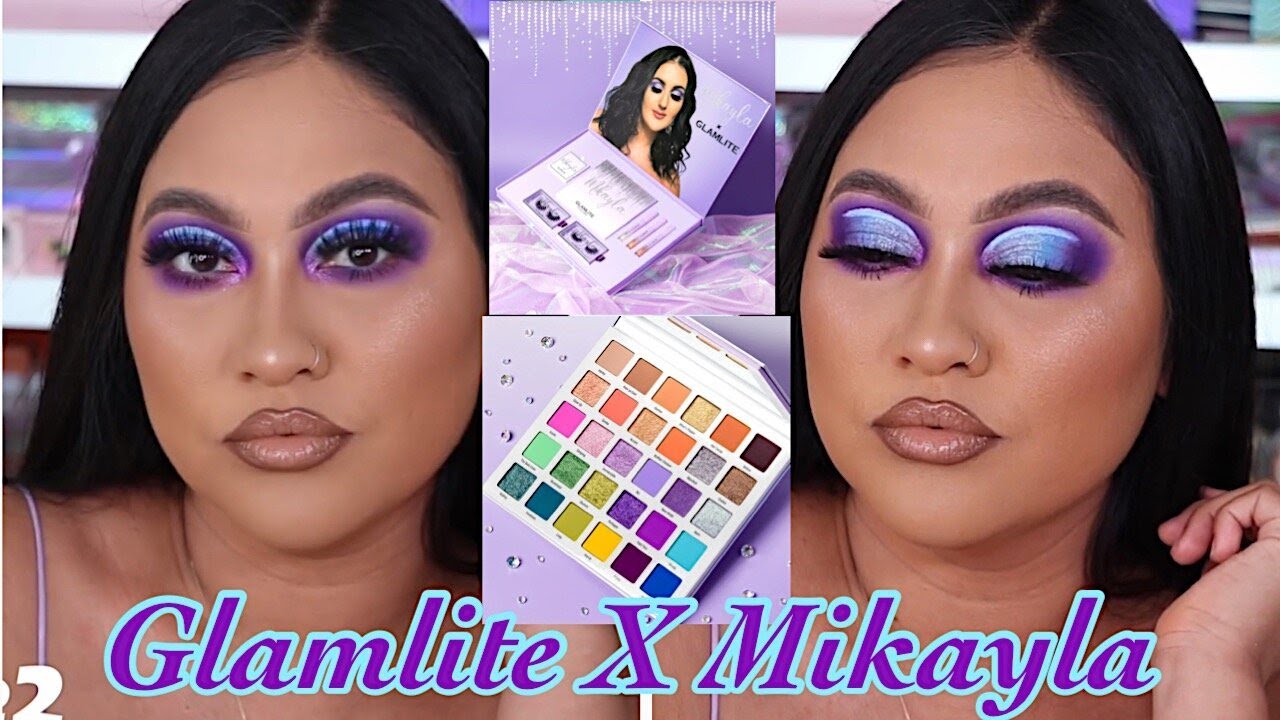 GIVEAWAY! MIKAYLA X GLAMLITE PALETTE  | FULL REIVIEW + SWATCHES |