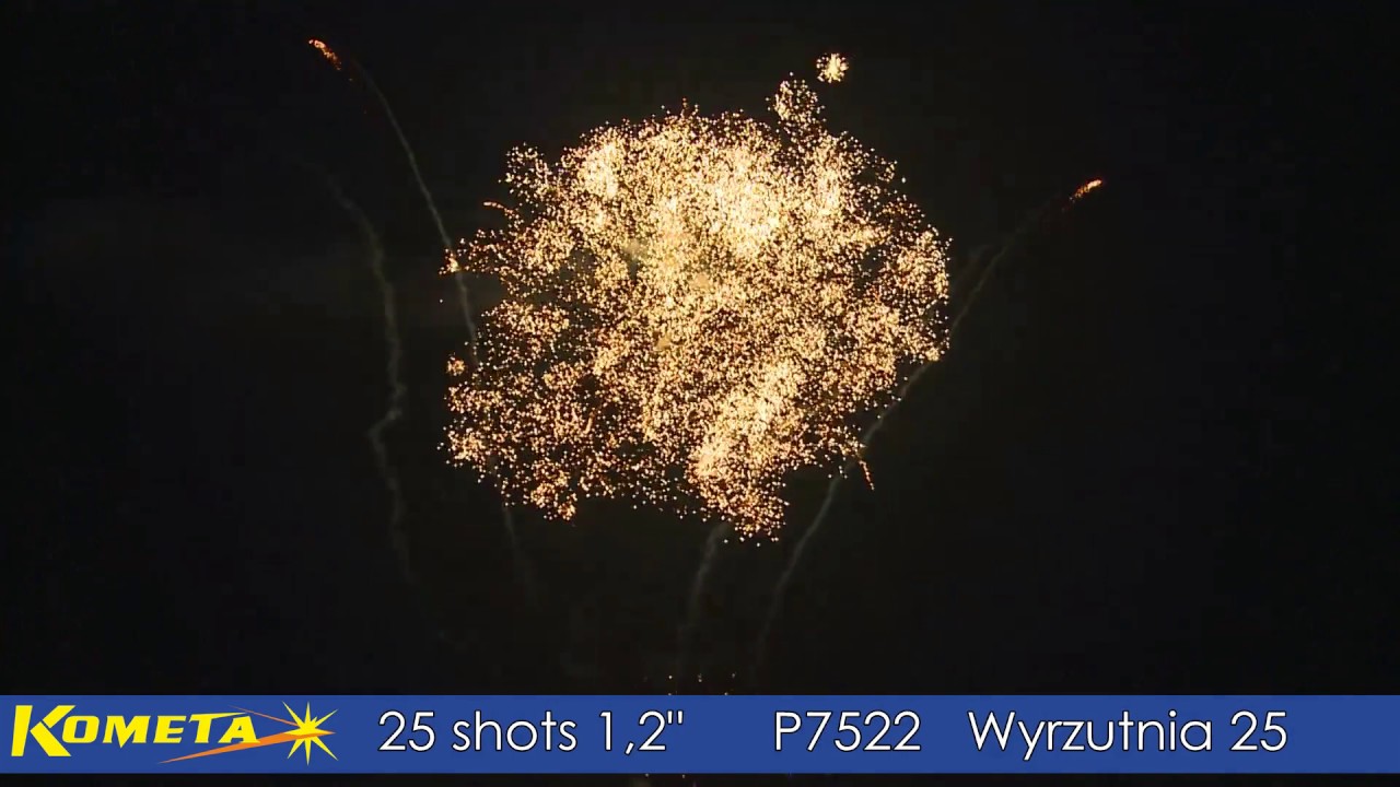 KOMETA WYRZUTNIA P7522 - PROFESJONALNA 25 STRZAŁ&Oacute;W
