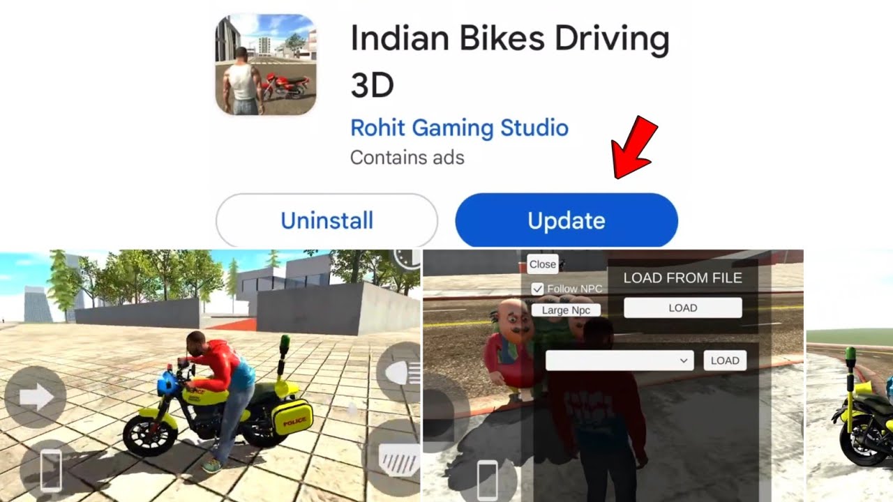 Indian Bike Driving 3D New Update All New Cheat Codes 🤯🔥| Police Bike Cheat Code in Update | HIG