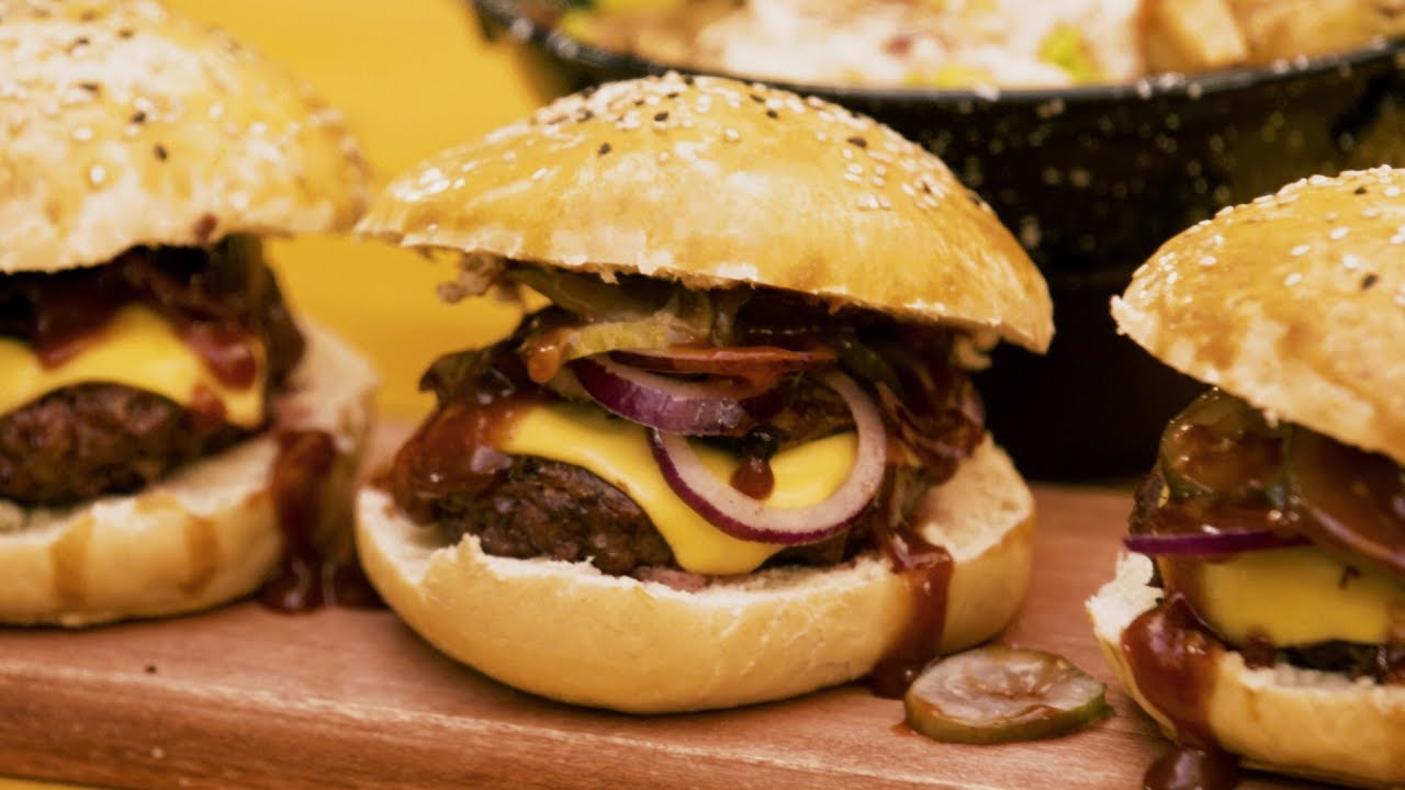 Hamburguesa Clásica Asada 100% a la Parrilla - Receta de Locos X el Asado