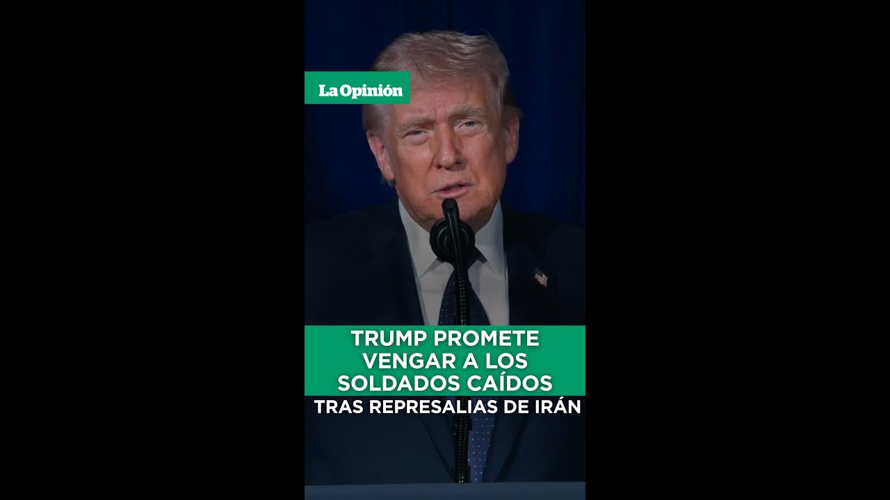 Trump promete vengar a los soldados ca&iacute;dos tras represalias de Ir&aacute;n