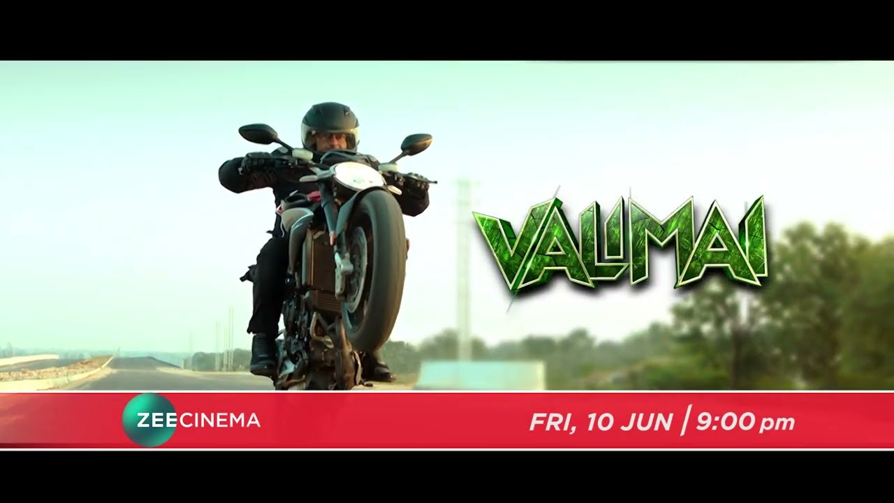 VALIMAI | FRI, 10TH JUNE, 9 PM | AJITH KUMAR, HUMA QURESHI, KARTIKEYA GUMMAKONDA, BANI J