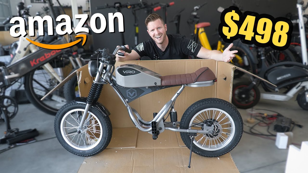 I Bought the CHEAPEST ELECTRIC MOTORCYCLE from AMAZON for Kids (AND Adults) for $498