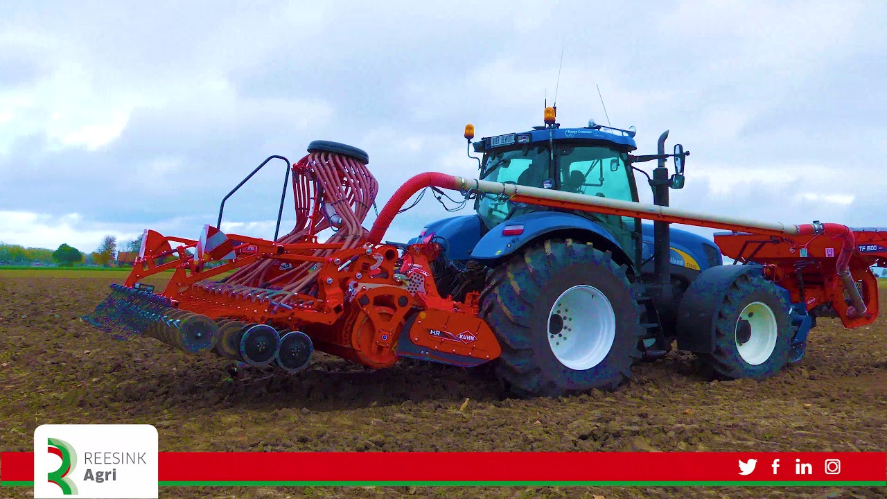 KUHN VENTA Zaaicombinatie + Seedflex + HR 3020 kopeg + TF 1512 fronttank