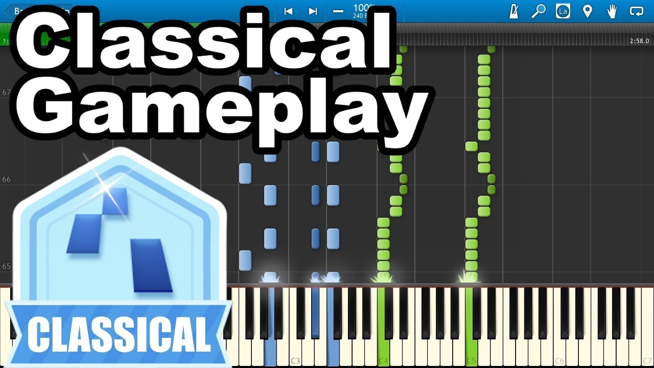 Piano Tiles 2 - Classical Gameplay Challenge (Synthesia)