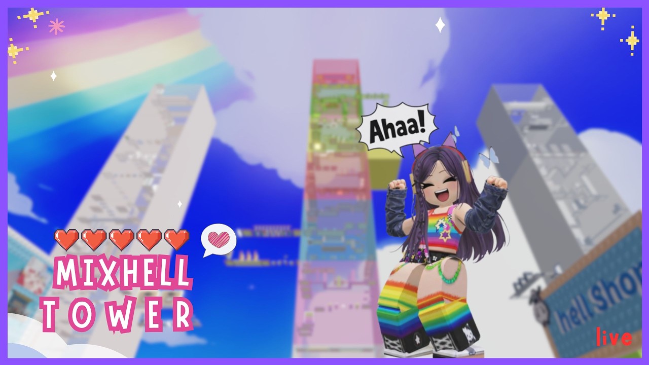 COBA MAIN MIXHELL TOWER! KATANYA INI TOWER CAMPURAN LOHHH... #robloxindonesia