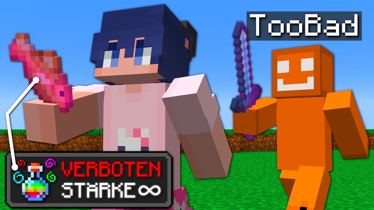 MINECRAFT YOUTUBER MIT VERBOTENEN ITEMS BESIEGEN