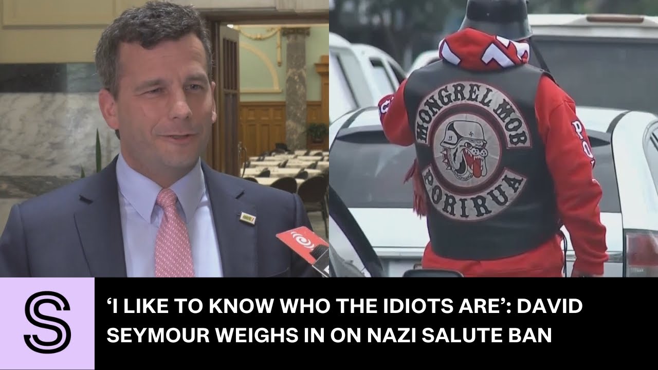 ‘I like to know who the idiots are’: David Seymour weighs in on Nazi salute ban | Stuff.co.nz