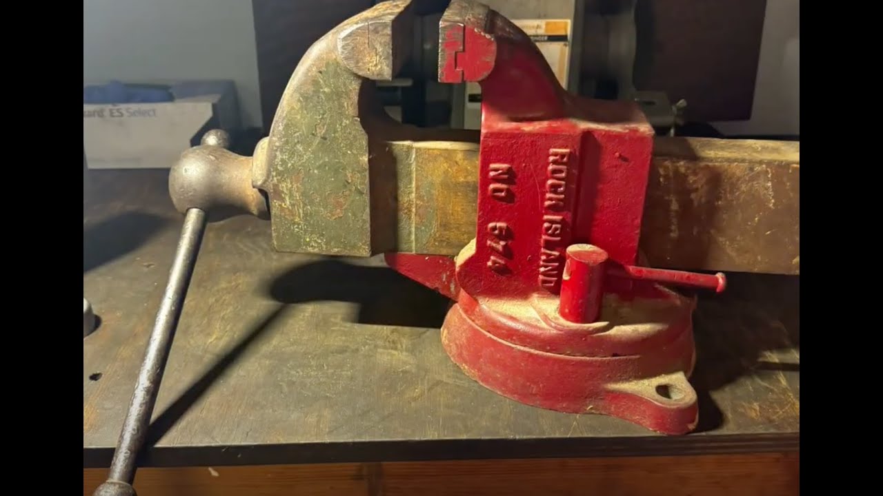 Vintage Vise Restoration Rock Island 574