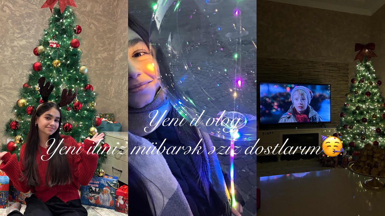 Yeni il vlogu🥳/Yeni iliniz mübarək dostlar 2026💗