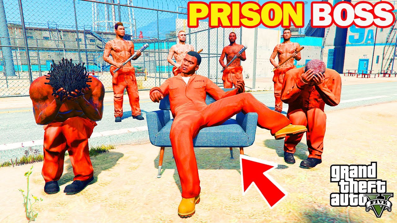 Franklin Become The Most Dangerous Prison Boss in GTA 5 | Shinchan and Chop