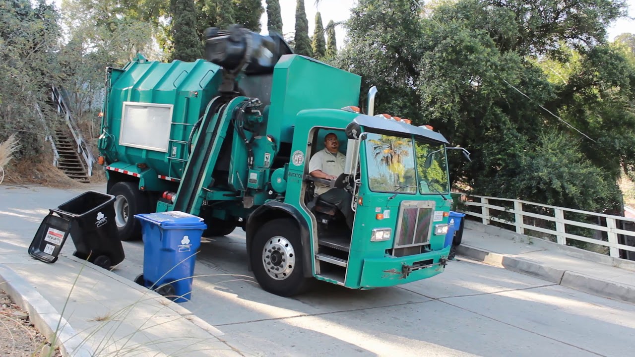 L.A. Peterbilt/Mini Amrep Garbage Trucks in the Hills