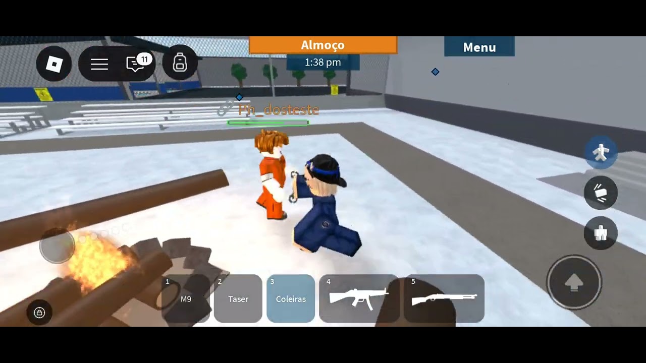 Eu jogando vida na prisão 