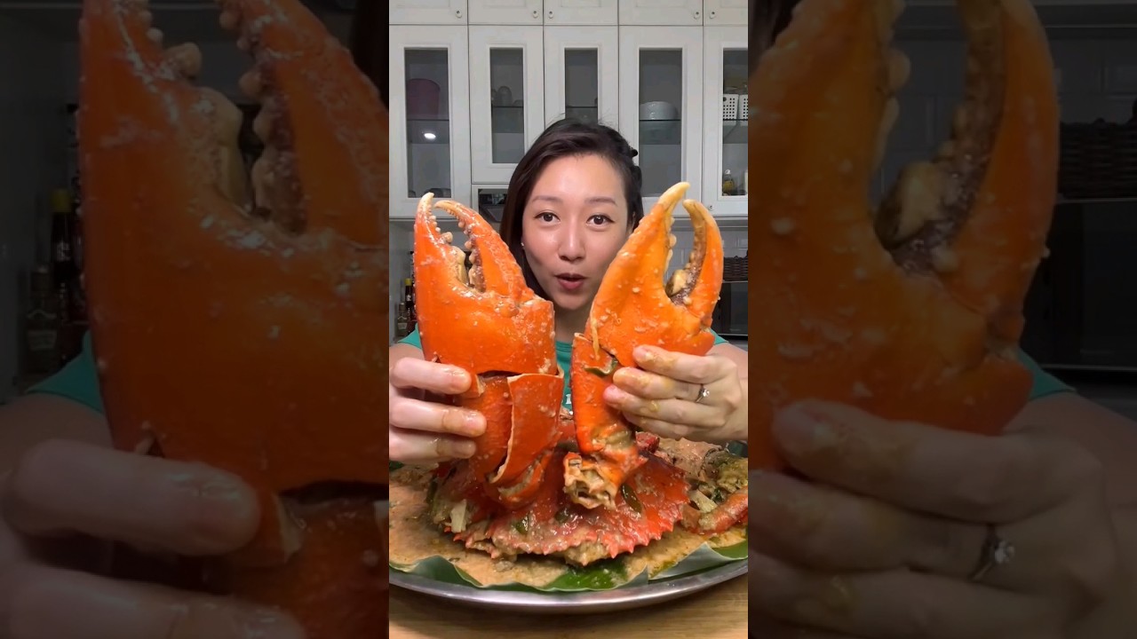 Kepiting THANOS seberat 2 kg, siapa pernah coba hayoo ? || kepiting saos padang || #short || seafood