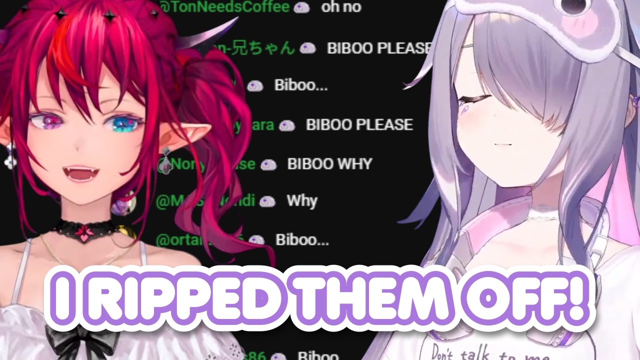 Biboo's Fingernails Hurt And She Blames IRyS For It