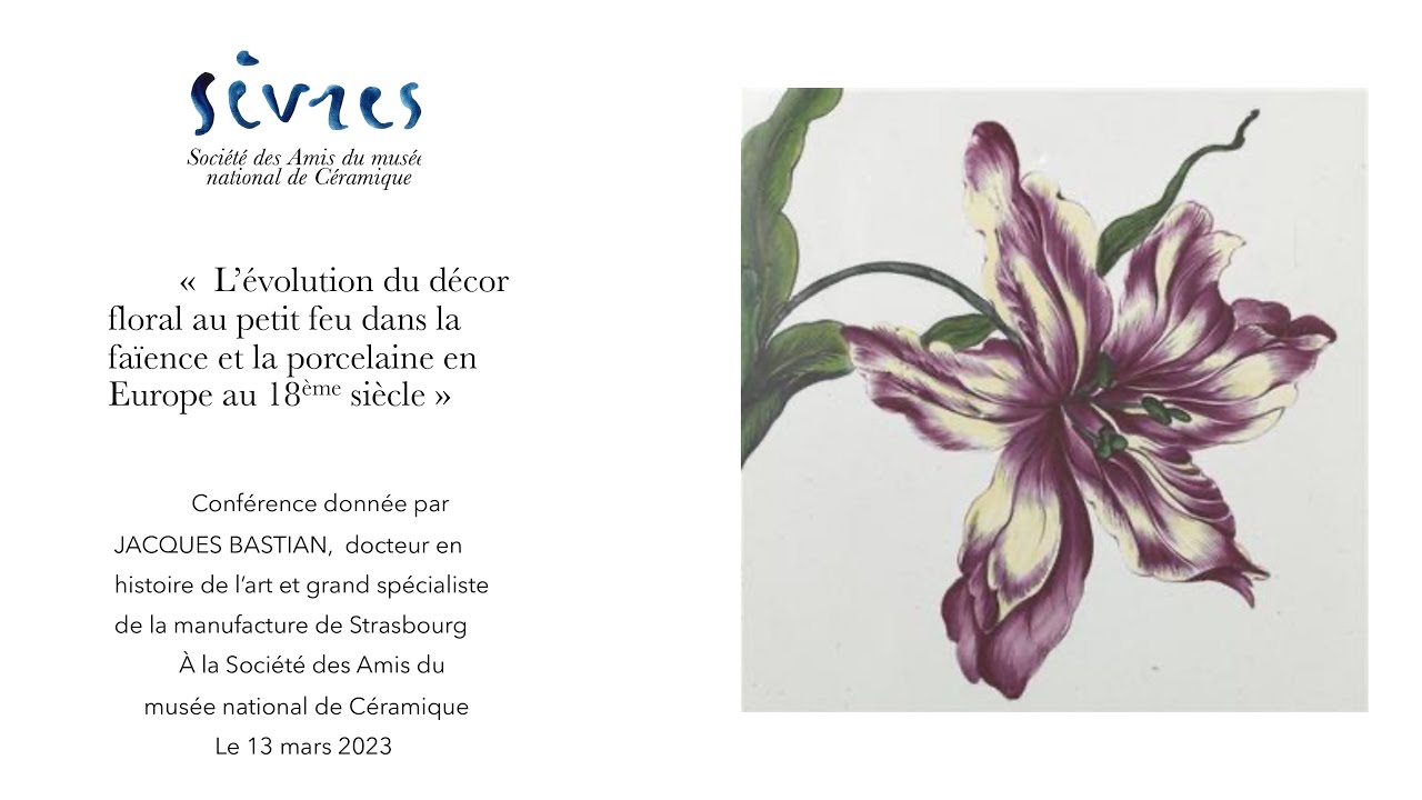 L’évolution du décor floral au petit feu dans la faïence et la porcelaine en Europe au 18ème siècle