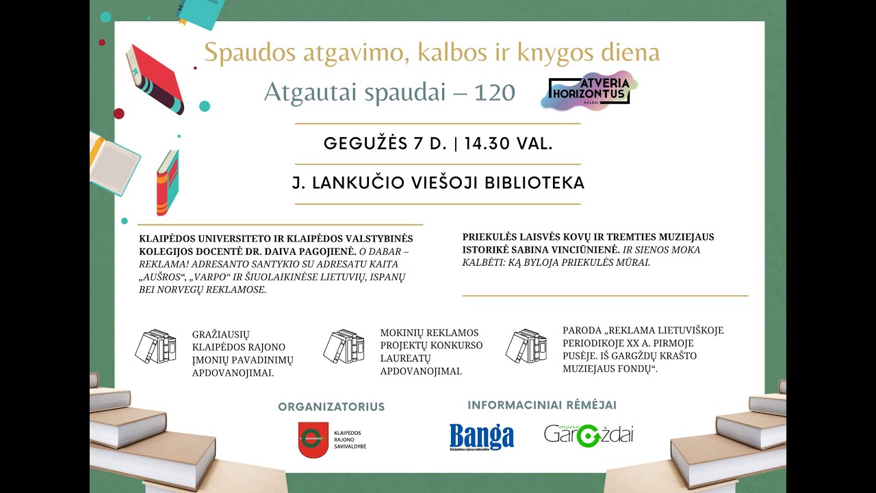 Spaudos atgavimo, kalbos ir knygos diena