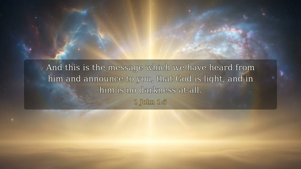1 John Chapter 1 - UPDV Bible in 4K