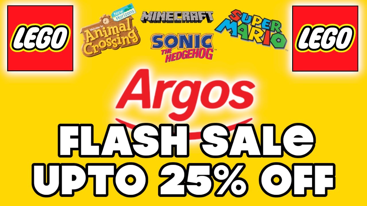 LEGO - ARGOS FLASH SALE - UP TO 25% OFF GAMING SETS