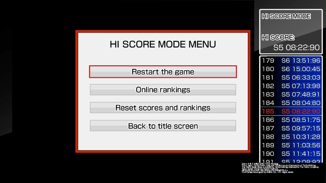 Tetris The Grand Master [20G - S9 - 999 - 140487 - 15:39:60]