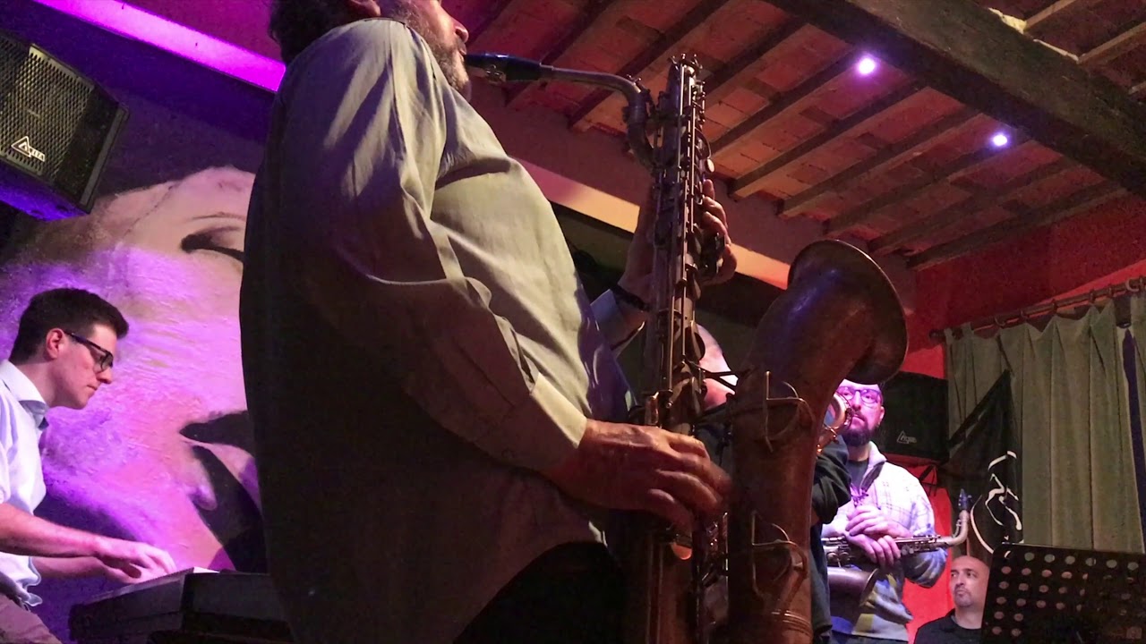 final jam session at barga jazz club in BARGA ITALY