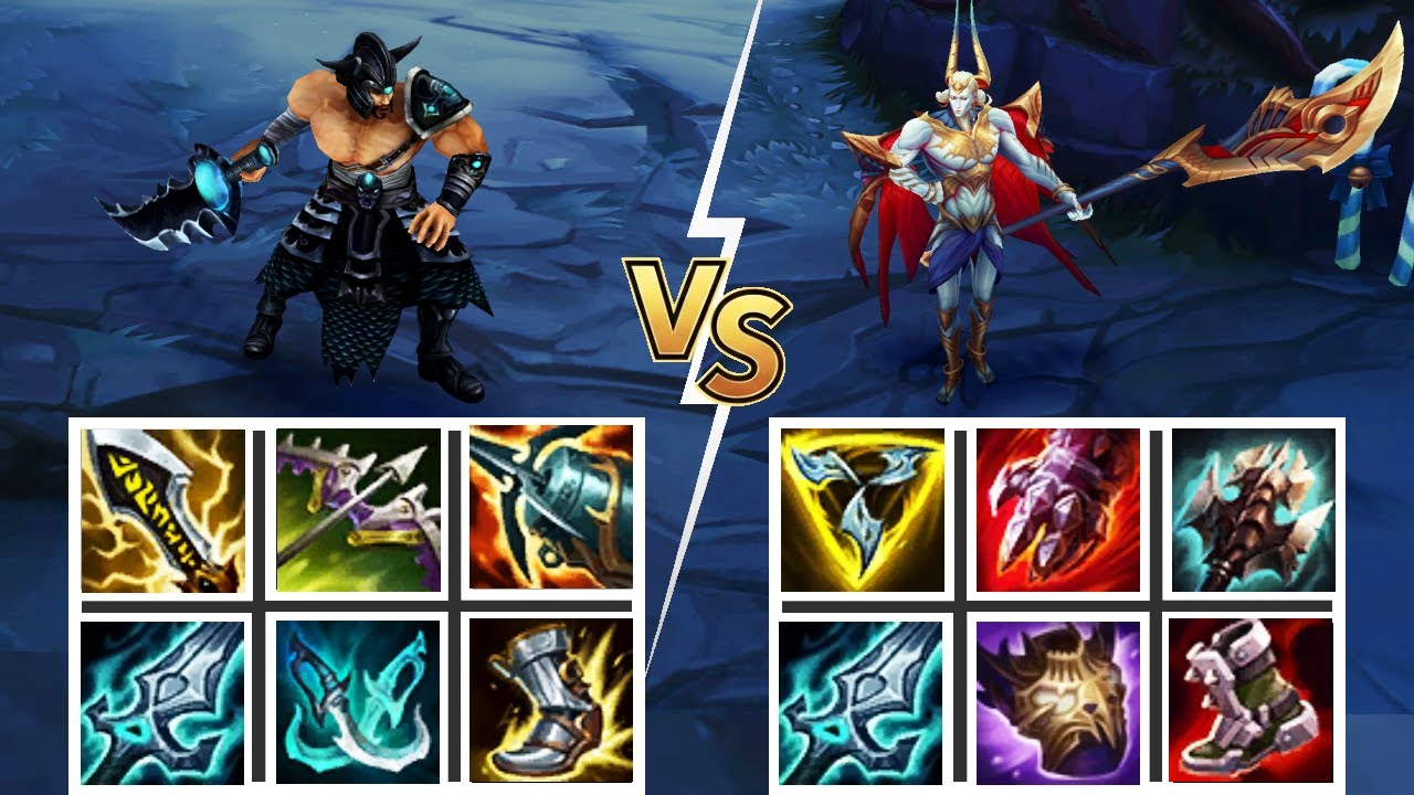 ZAAHEN vs TRYNDAMERE FULL BUILD FIGHT