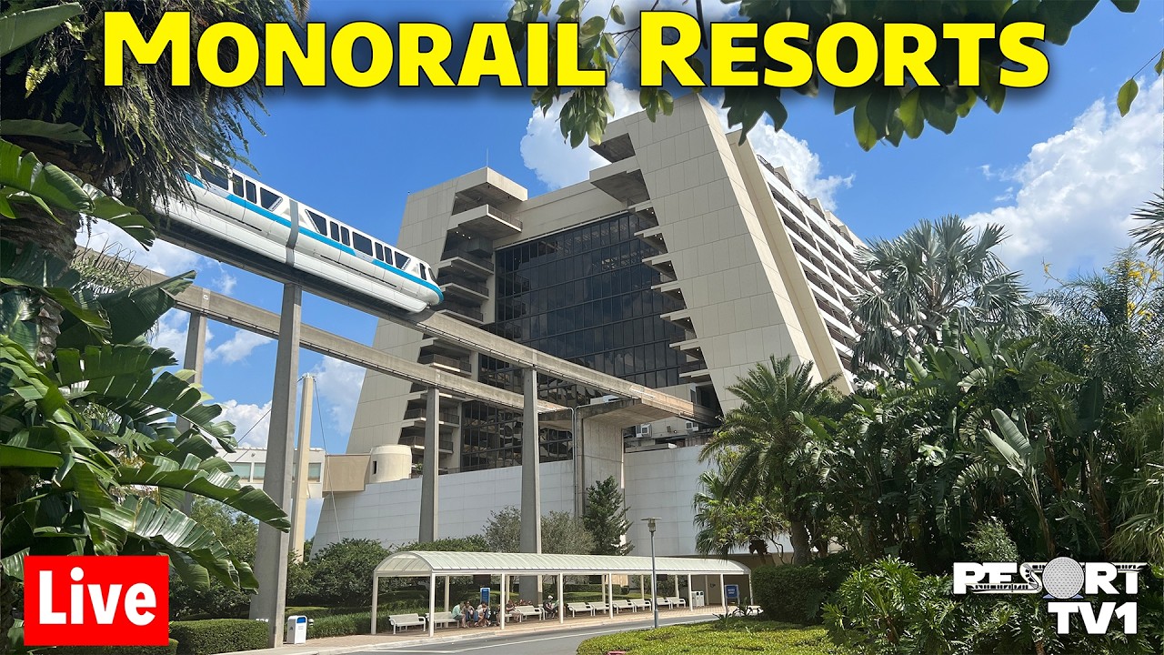 🔴Live: Whimsical Wednesday at the Monorail Resorts - Walt Disney World Live Stream - 7-22-26
