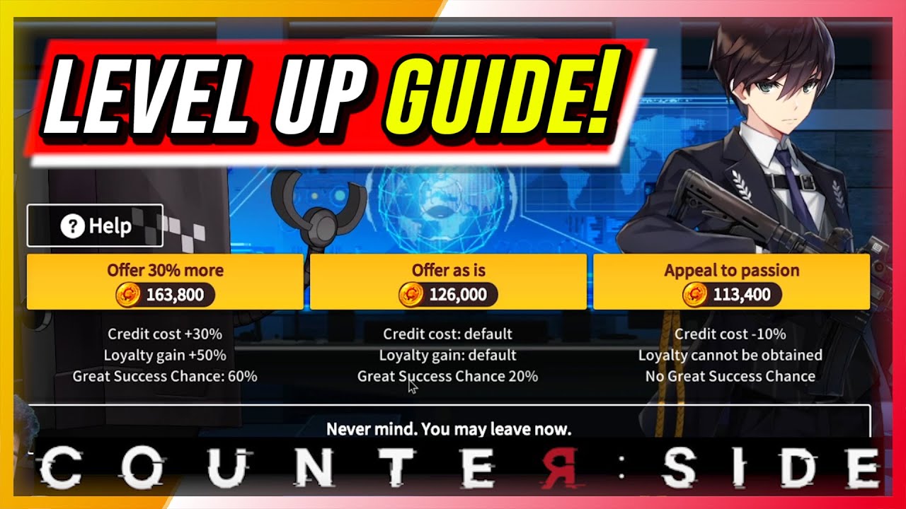 CounterSide Level Up Guide | Who To Prioritize And How To Negotiate?