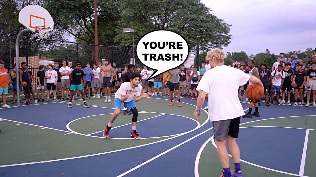 Trash Talker CLAPS In My Face Then Gets EXPOSED! 5v5 Basketball At The Park!