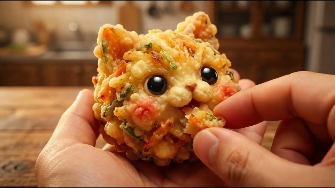 共喰いおいちい〜😊【ASMR】サクサク！天ぷら＆揚げ物の妖精たちが自分を食べる音フェチ動画🍤咀嚼音10連発