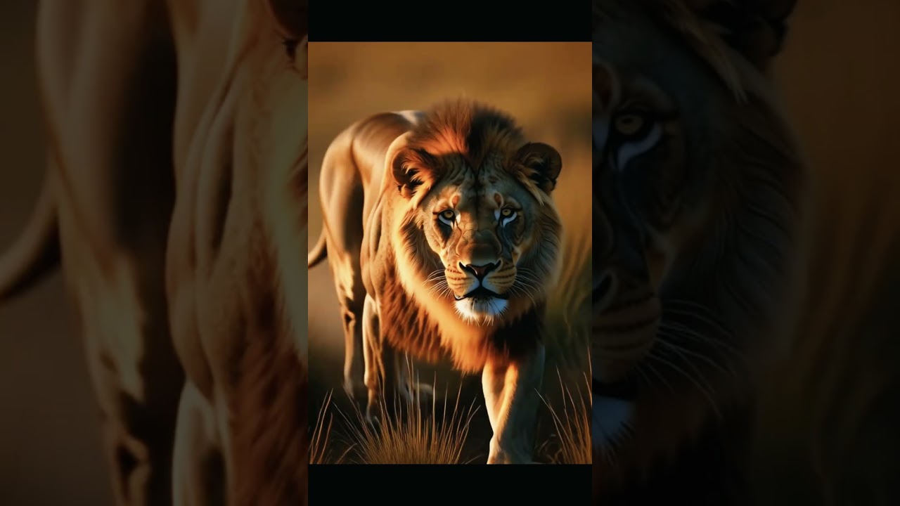 Epic Lion Hunting in African Savanna | Cinematic Wildlife 4K 🦁👑