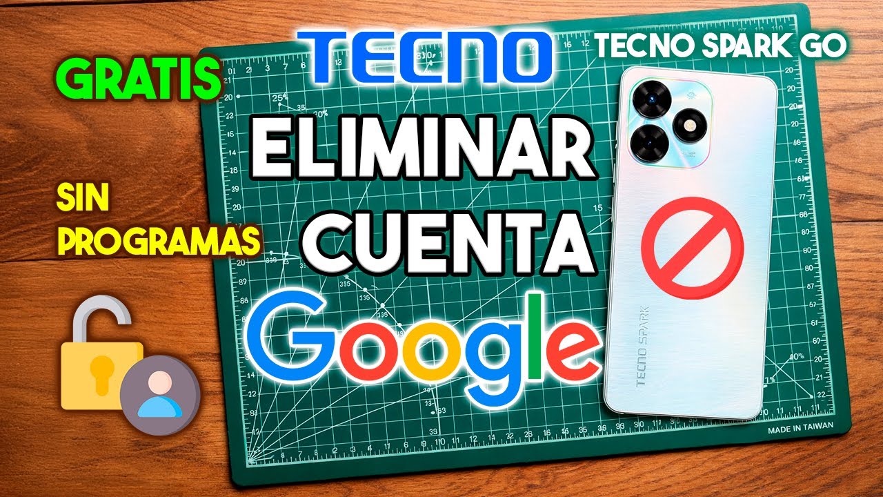 Tecno Spark GO - Eliminar Cuenta GOOGLE (Bloqueo FRP) Gratis 😎