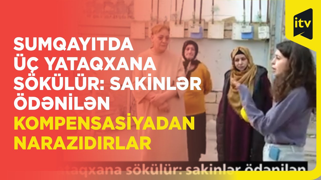Sumqayıtda üç yataqxana sökülür: sakinlər ödənilən kompensasiyadan narazıdırlar