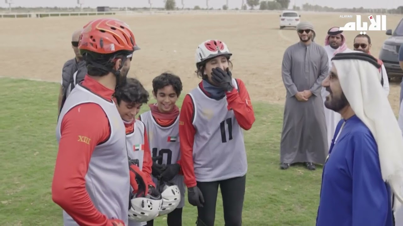 أنجال سمو الشيخ ناصر بن حمد ينجزوا السباق التأهيلي بمسافة ٨٠ كم بمدينة دبي الدولية للقدرة