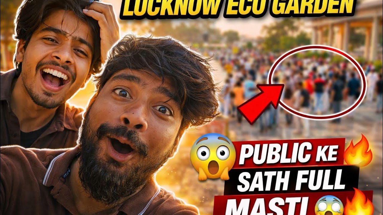 Eco Garden Lucknow Ka Complete Tour | Public Ke Sath Fun 🤩 #LucknowVlog #Rdvlogger#ecogardenlucknow 