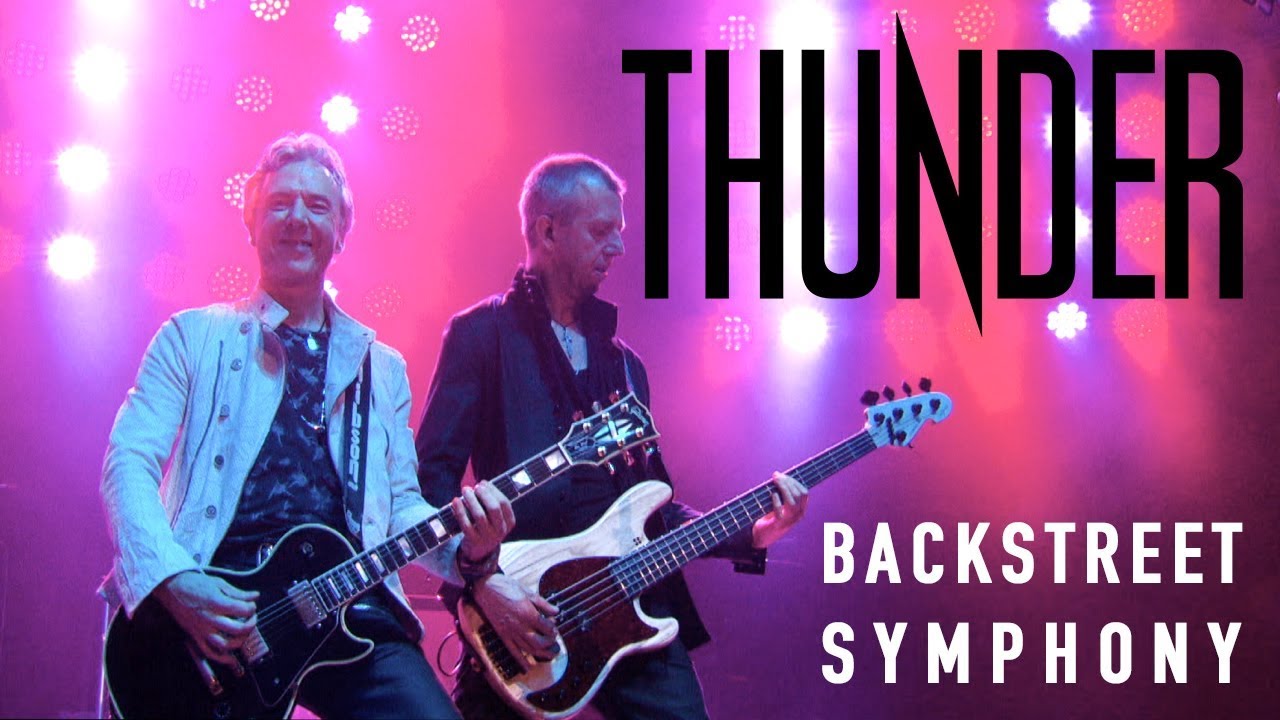 Thunder 'Backstreet Symphony (Live in Cardiff)' - Official Video from the Album 'Stage'