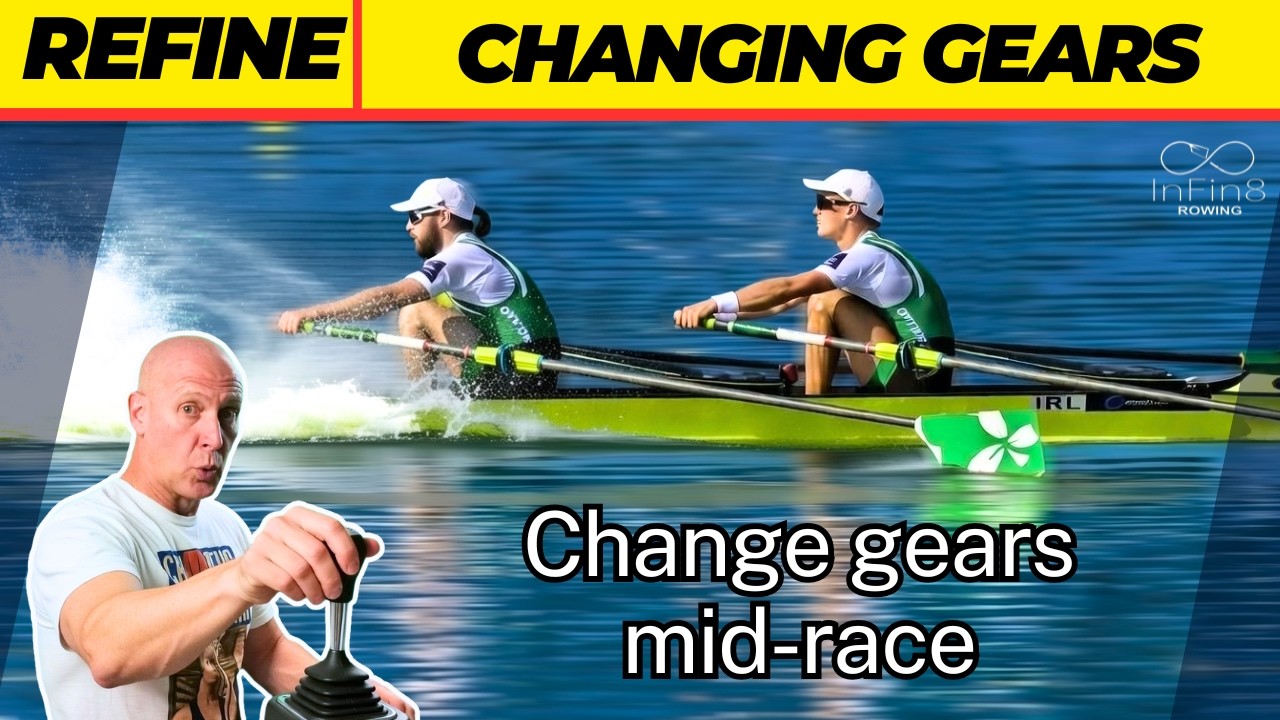 Change gearing while rowing