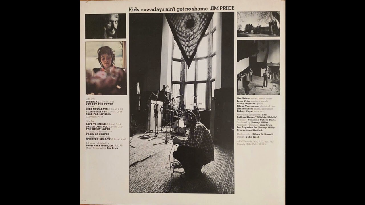 Jim Price - Kids Nowadays