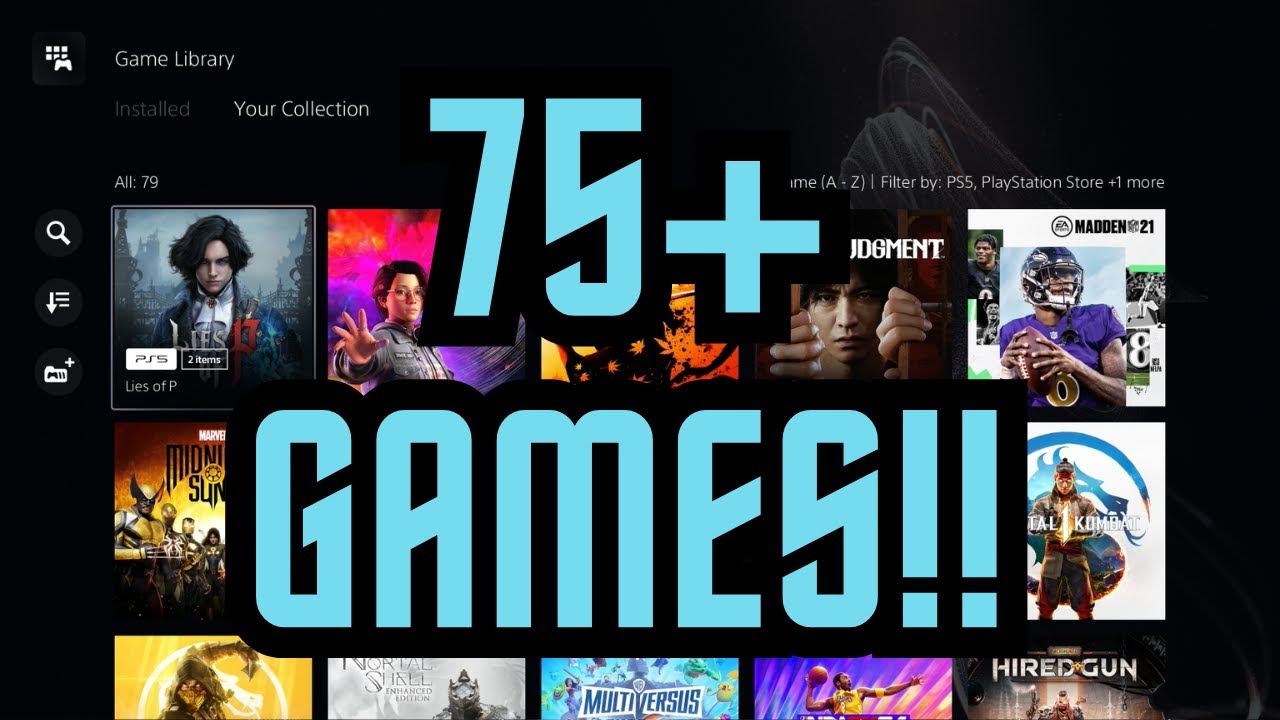 My DIGITAL PS5 Game Collection | 2024 UPDATE