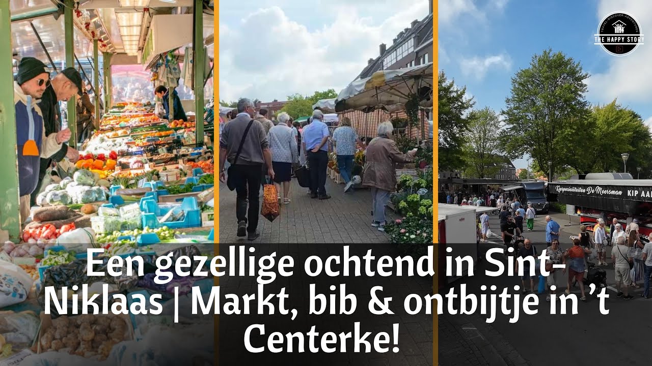 #179 Een gezellige ochtend in Sint-Niklaas  Markt, bib & ontbijtje in ’t Centerke! 31/07/2025